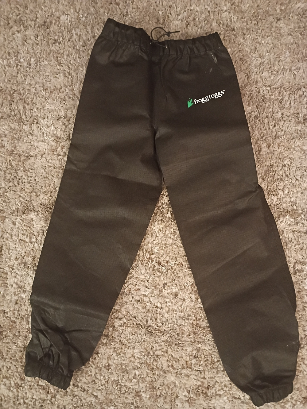 Frogg Toggs Black Waterproof Rain Pants